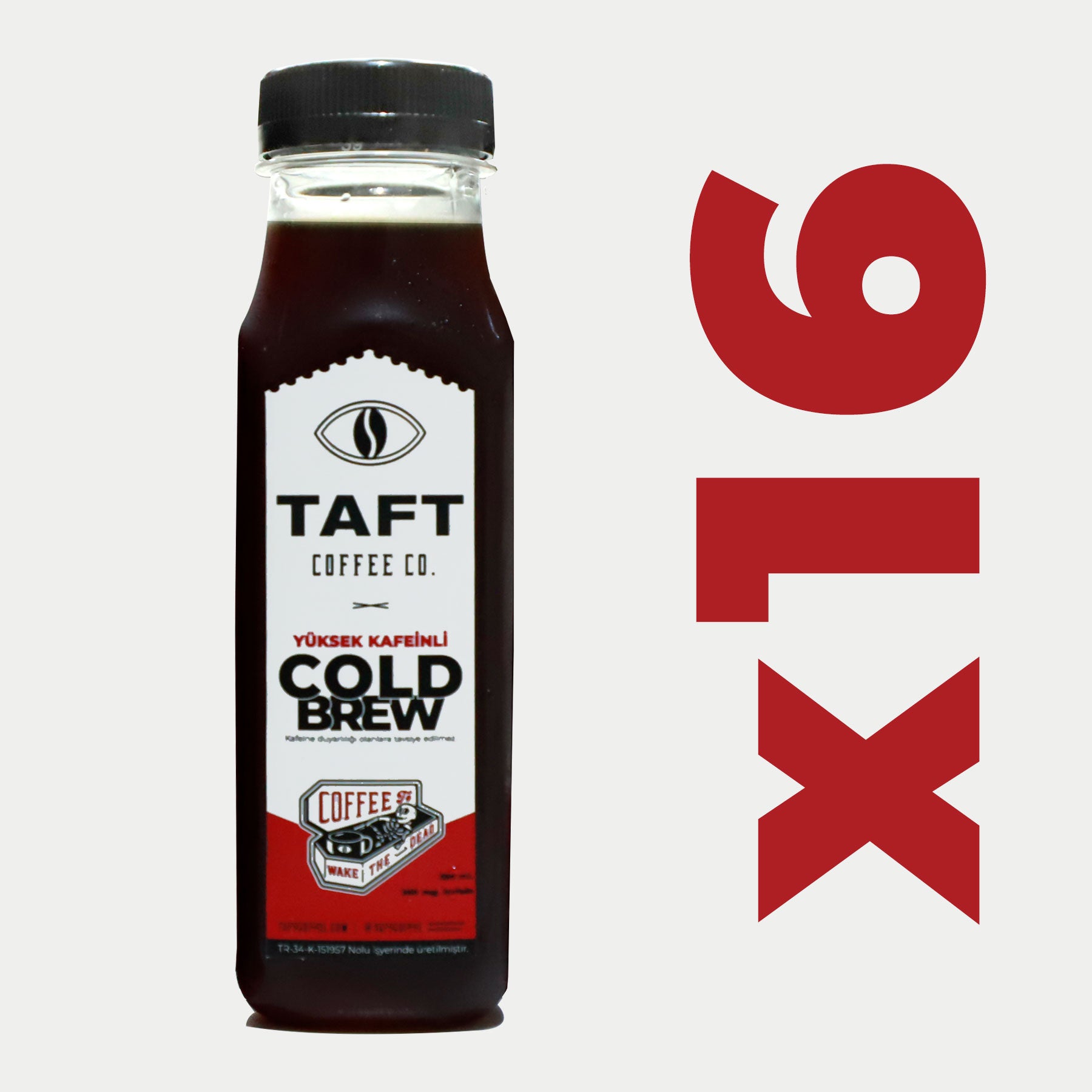 TAFT Coffee Yüksek Kafeinli Cold Brew Soğuk Demleme Kahve
