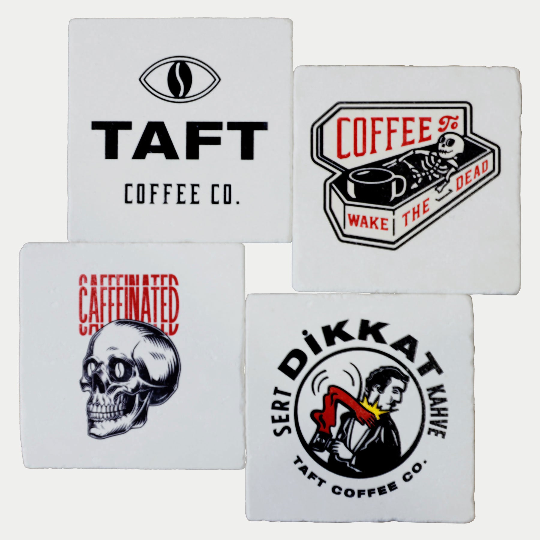 TAFT Coffee Doğal Taş Bardak Altlığı