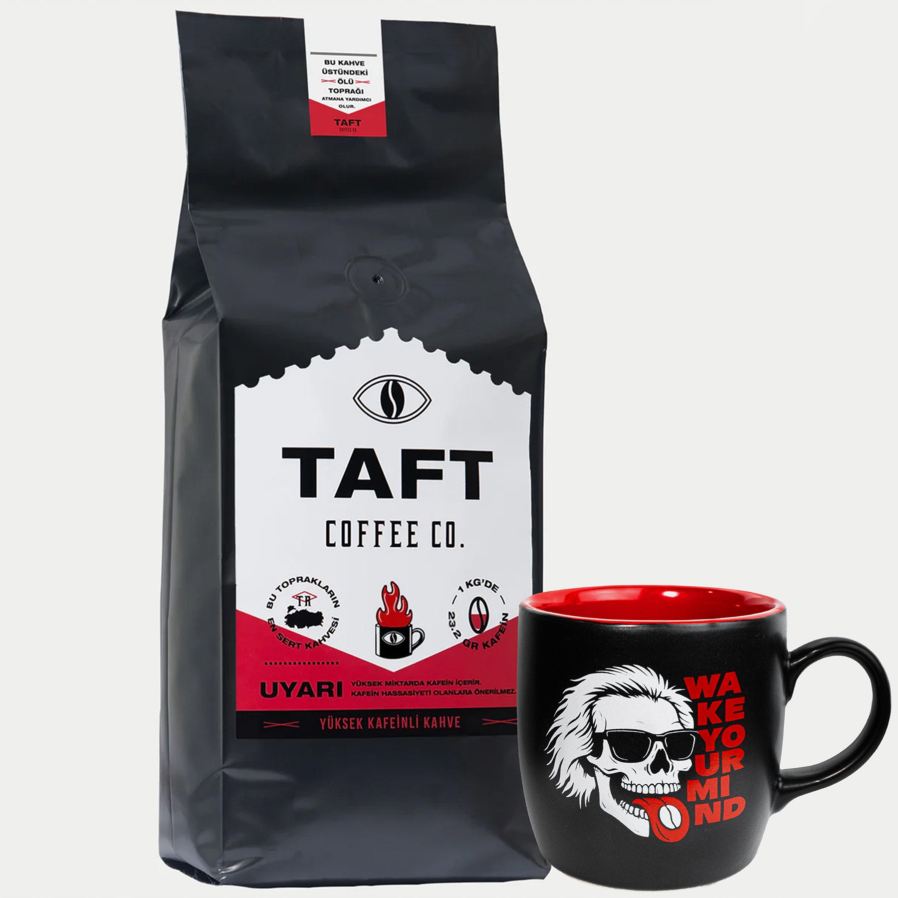 TAFT Coffee Yüksek Kafeinli Filtre Kahve Kupa Seti