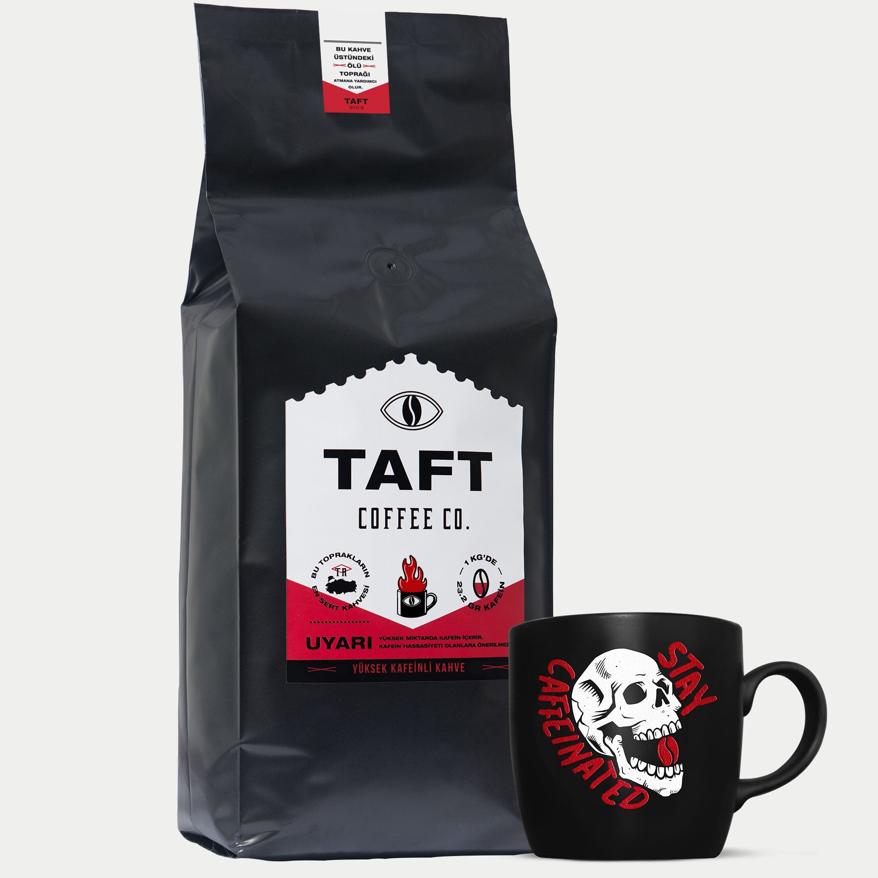 TAFT Coffee Yüksek Kafeinli Filtre Kahve Kupa Seti