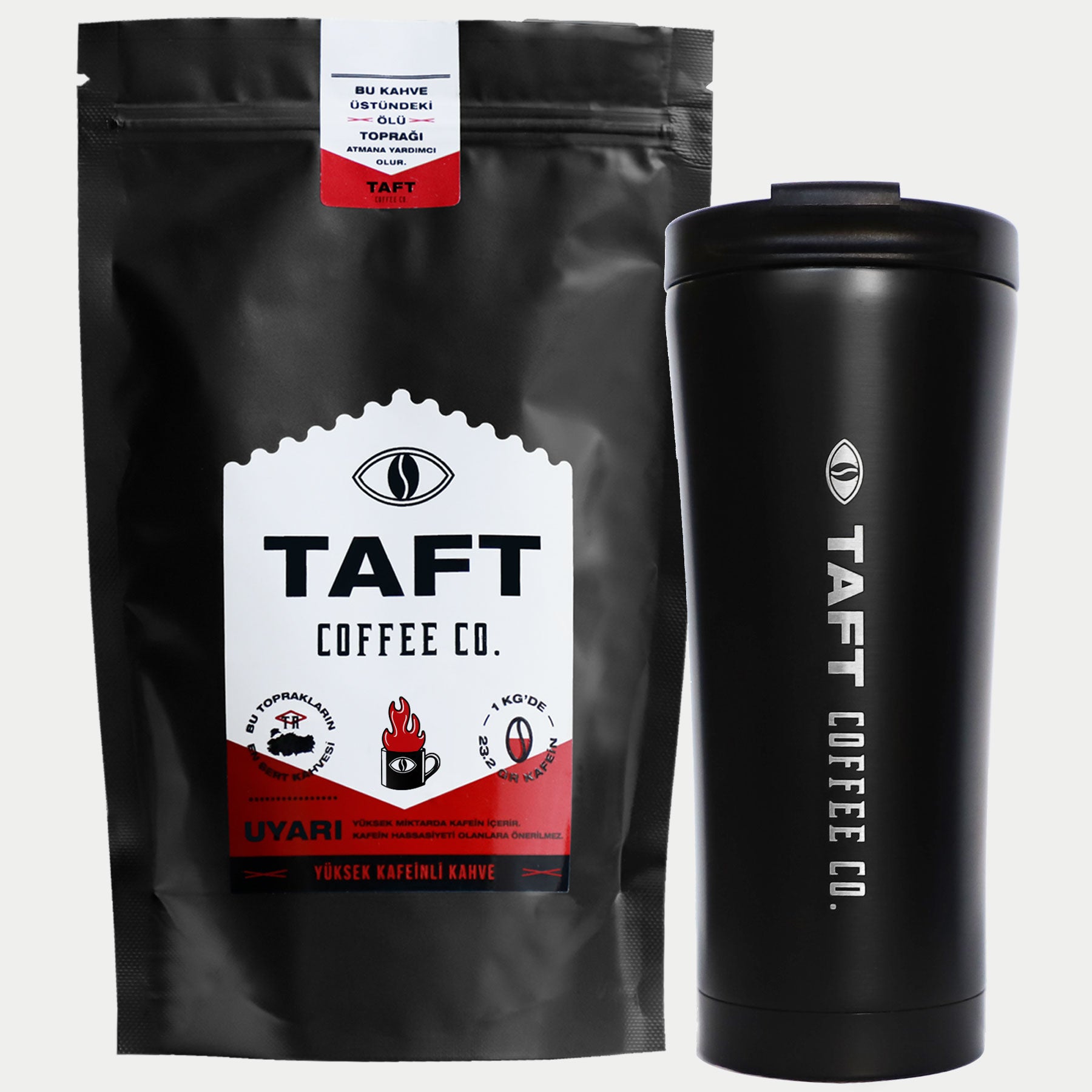 TAFT Coffee Yüksek Kafeinli Filtre Kahve Termos Seti