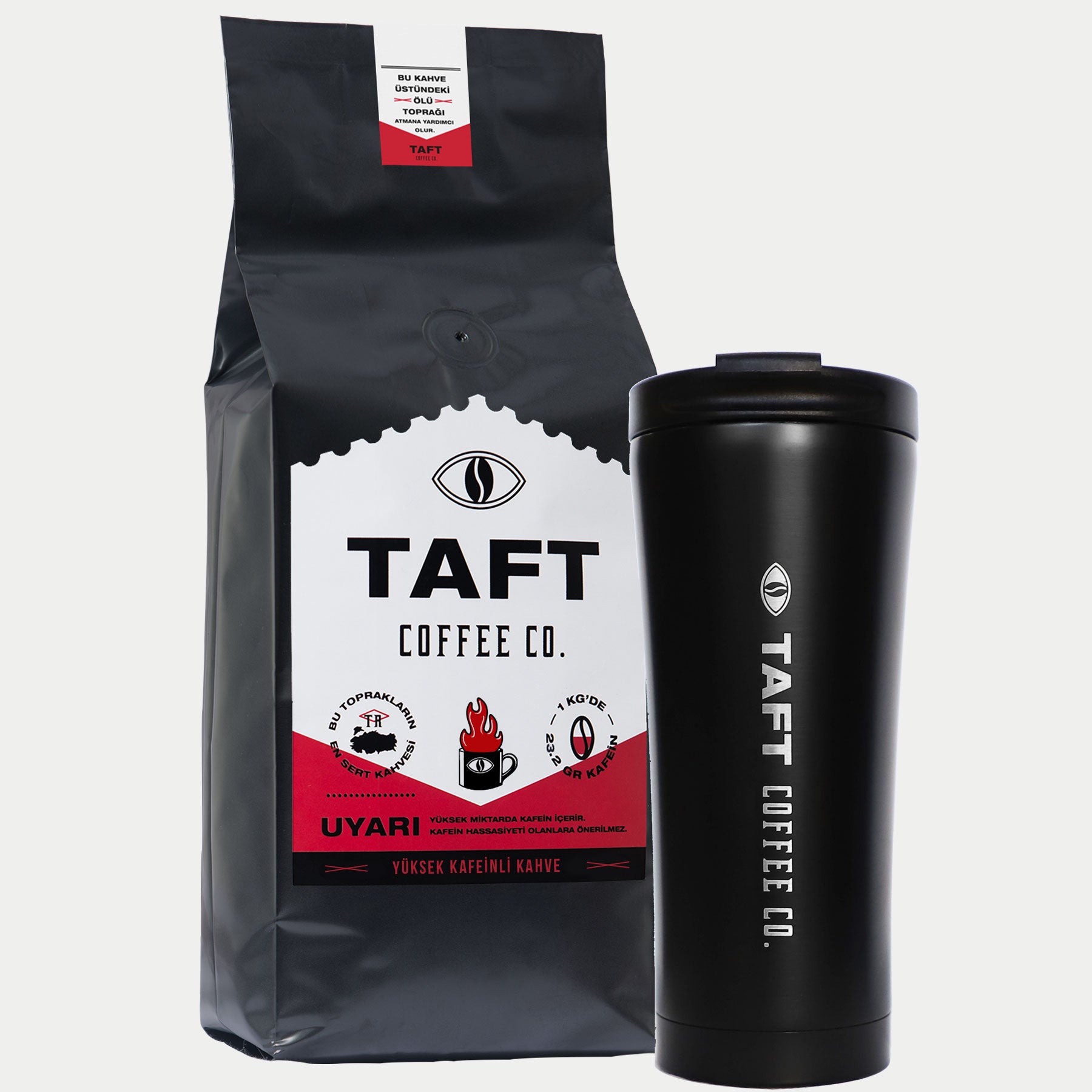TAFT Coffee Yüksek Kafeinli Filtre Kahve Termos Seti