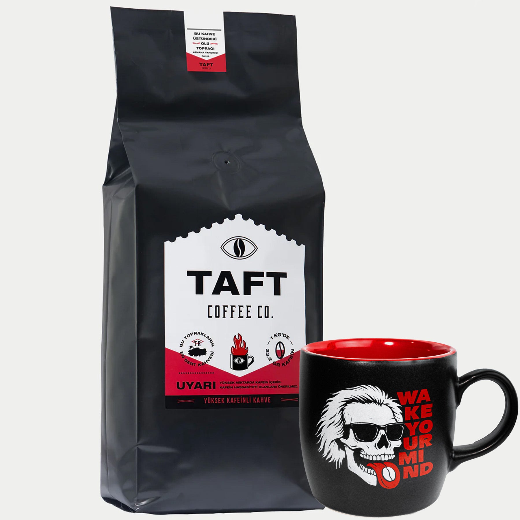 TAFT Coffee Yüksek Kafeinli Filtre Kahve Kupa Seti