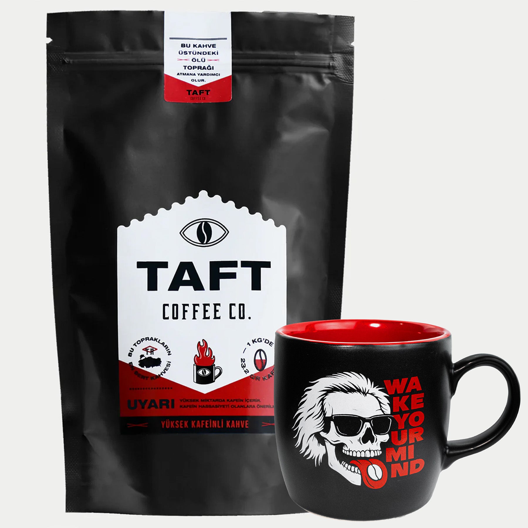 TAFT Coffee Yüksek Kafeinli Filtre Kahve Kupa Seti