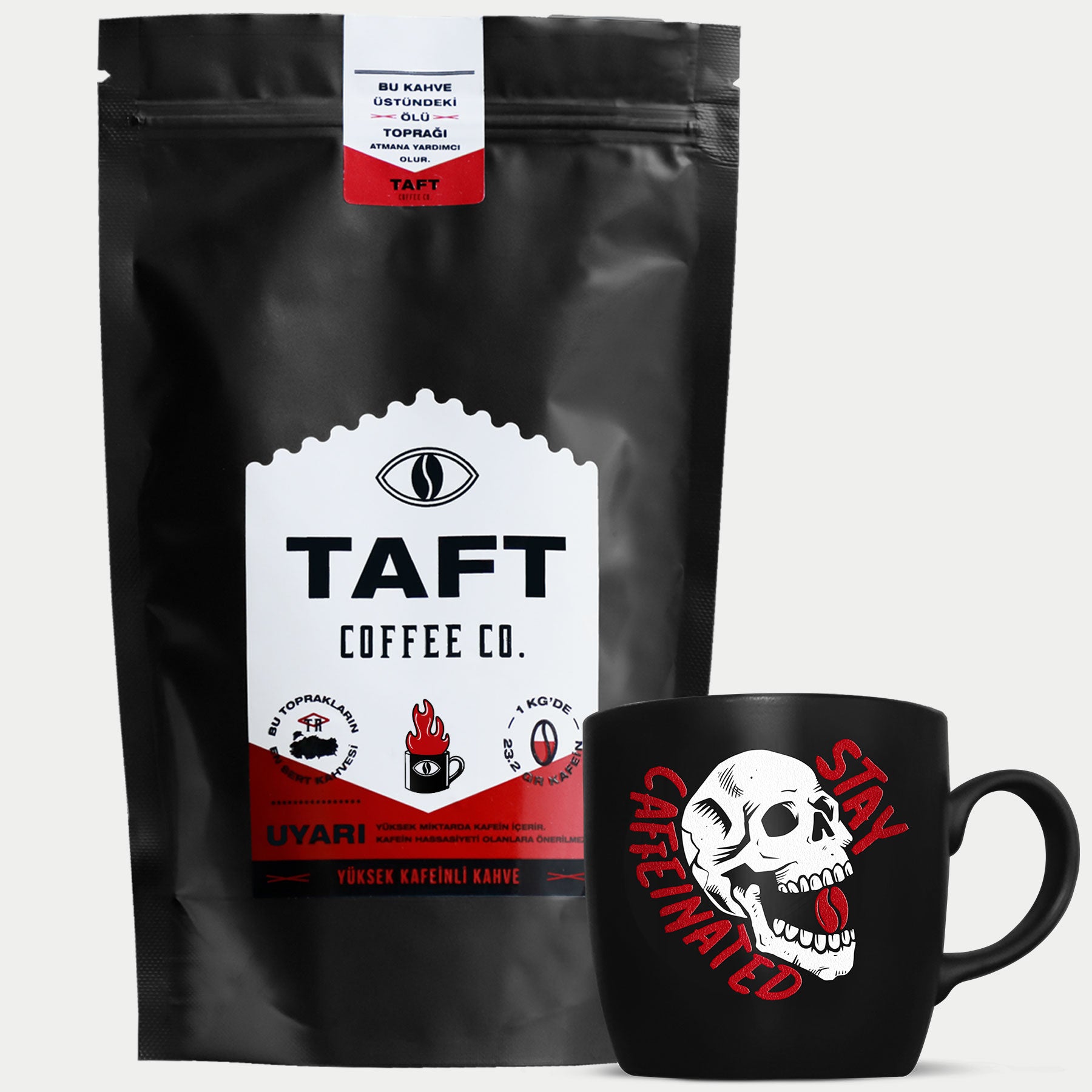 TAFT Coffee Yüksek Kafeinli Filtre Kahve Kupa Seti