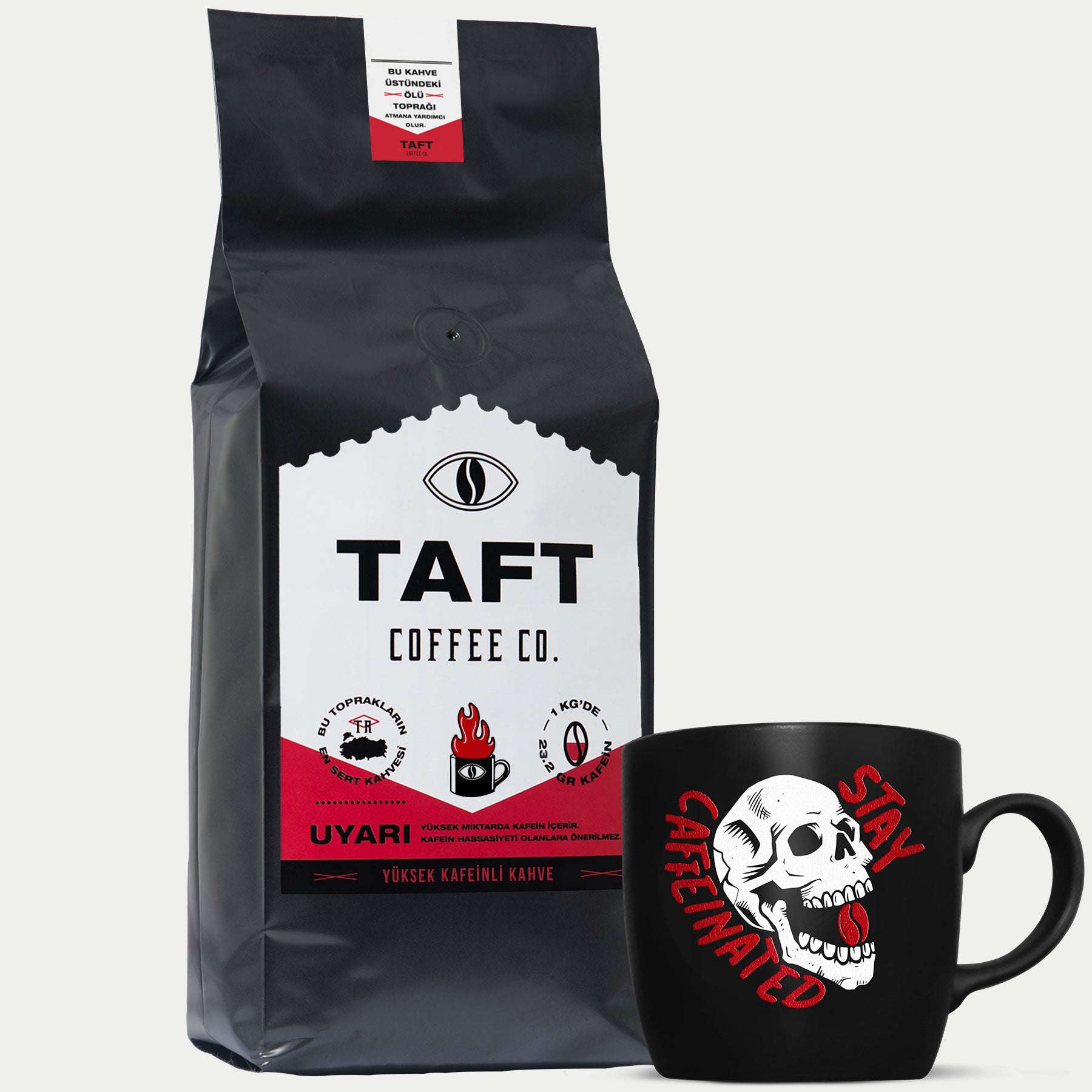 TAFT Coffee Yüksek Kafeinli Filtre Kahve Kupa Seti