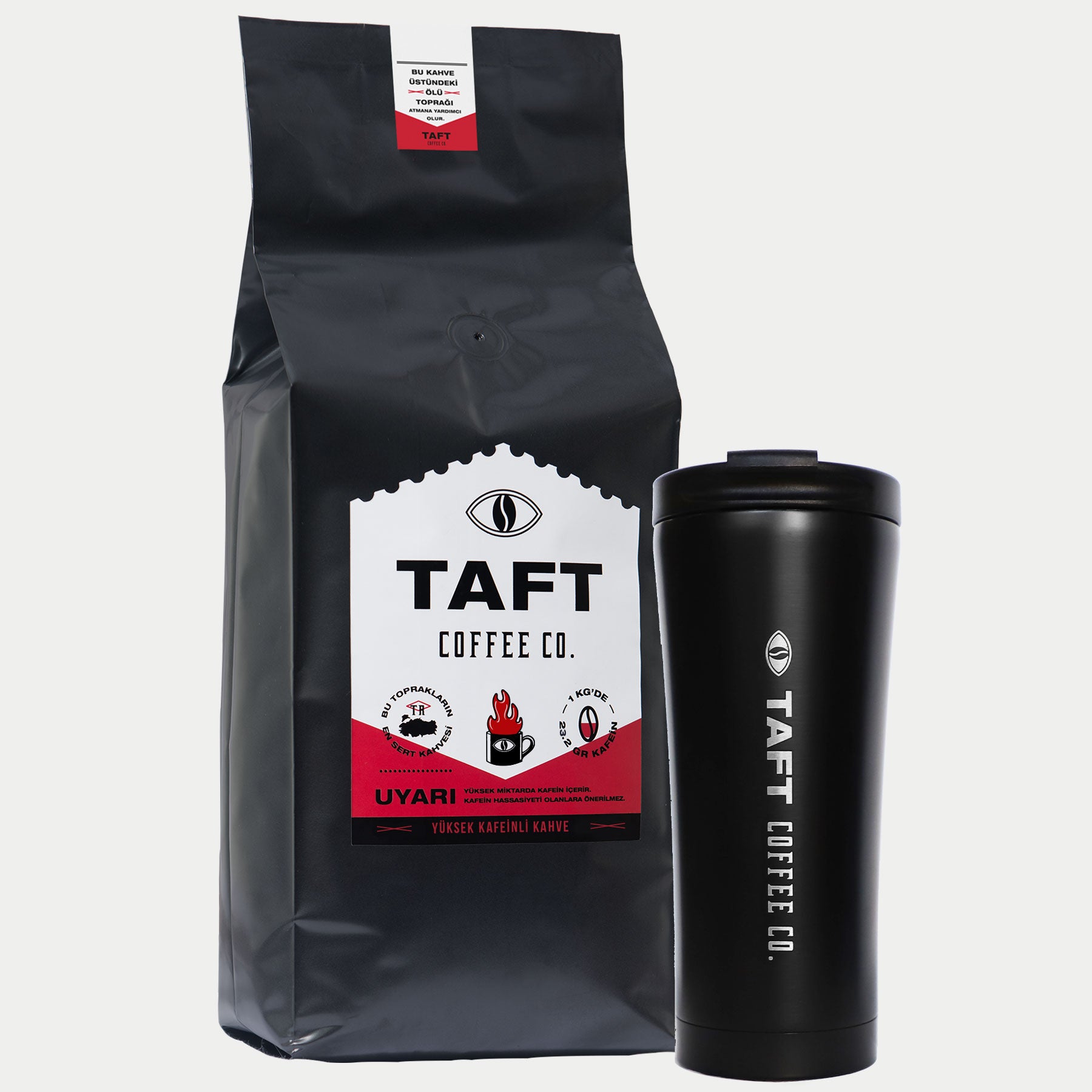 TAFT Coffee Yüksek Kafeinli Filtre Kahve Termos Seti
